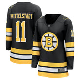 NHL Casey Mittelstadt Boston Bruins Fanatics Women's Home Breakaway Player Jersey - Black