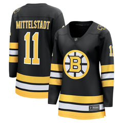 NHL Casey Mittelstadt Boston Bruins Fanatics Women's Home Breakaway Player Jersey - Black