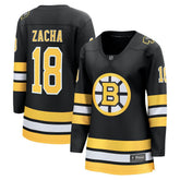 NHL Pavel Zacha Boston Bruins Fanatics Women's Home Breakaway Player Jersey - Black