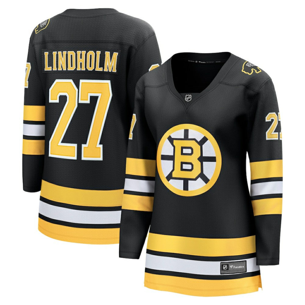 NHL Hampus Lindholm Boston Bruins Fanatics Women's Home Breakaway Player Jersey - Black