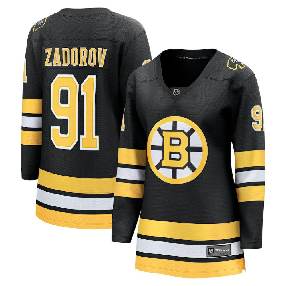 NHL Nikita Zadorov Boston Bruins Fanatics Women's Home Breakaway Player Jersey - Black