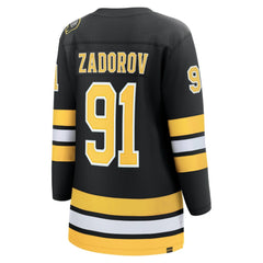 NHL Nikita Zadorov Boston Bruins Fanatics Women's Home Breakaway Player Jersey - Black