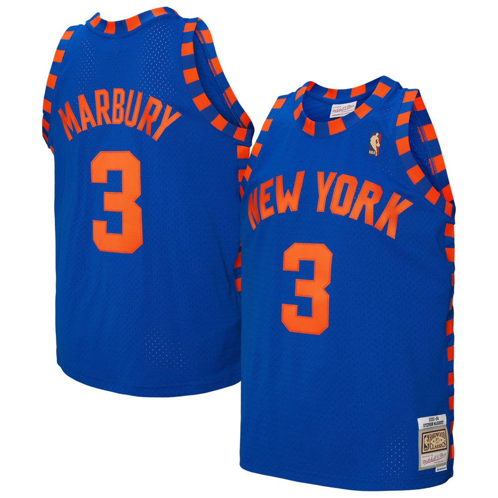NBA Stephon Marbury New York Knicks 2005/06 Hardwood Classics Swingman Jersey - Blue
