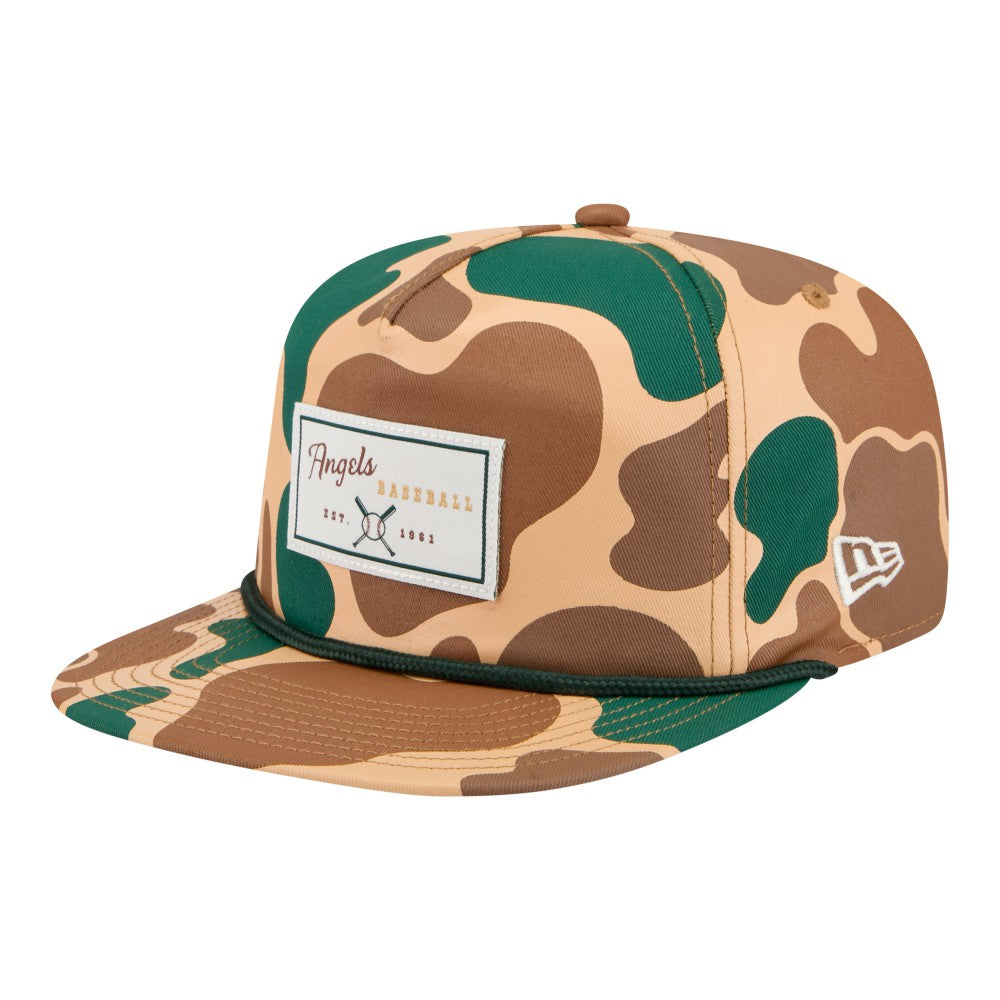 Los Angeles Angels New Era Duck 19TWENTY Adjustable Hat - Camo Hats