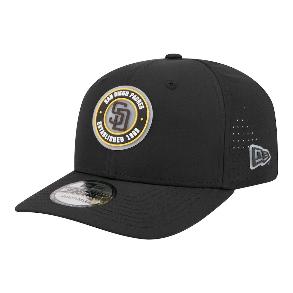 San Diego Padres New Era Circle 9SEVENTY Adjustable Hat - Black Hats