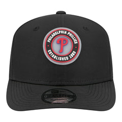 Philadelphia Phillies New Era Circle 9SEVENTY Adjustable Hat - Black Hats