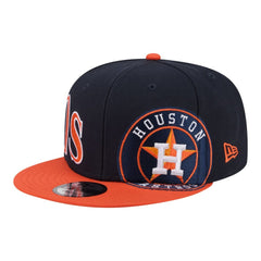 Houston Astros New Era Stretched Two-Tone 9FIFTY Adjustable Hat - Navy/Orange Hats