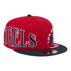 Los Angeles Angels New Era Stretched Two-Tone 9FIFTY Adjustable Hat - Red/Navy Hats