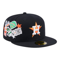 Houston Astros New Era City Patch 59FIFTY Fitted Hat - Navy Hats