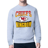 Kansas City Chiefs Starter Comic Style Sweatshirt Gray