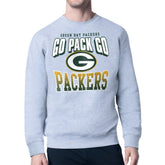 Green Bay Packers Starter Comic Style Sweatshirt Gray