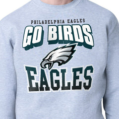 Philadelphia Eagles Starter Comic Style Sweatshirt Gray