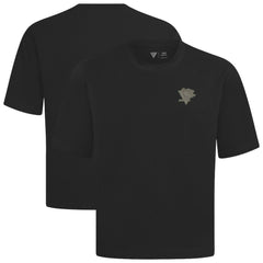 NHL Pittsburgh Penguins Levelwear Copper Oversized Luxe Signature Knit T-Shirt - Black