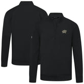 NHL Columbus Blue Jackets Levelwear Copper Upright Quarter-Zip Pullover - Black