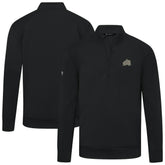 NHL Colorado Avalanche Levelwear Copper Upright Quarter-Zip Pullover - Black
