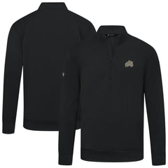 NHL Colorado Avalanche Levelwear Copper Upright Quarter-Zip Pullover - Black