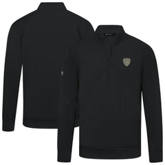 NHL Florida Panthers Levelwear Copper Upright Quarter-Zip Pullover - Black