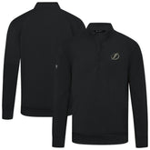 NHL Tampa Bay Lightning Levelwear Copper Upright Quarter-Zip Pullover - Black