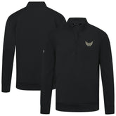 NHL Washington Capitals Levelwear Copper Upright Quarter-Zip Pullover - Black