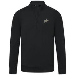 NHL Dallas Stars Levelwear Copper Upright Quarter-Zip Pullover - Black
