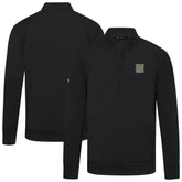 NHL New York Rangers Levelwear Copper Upright Quarter-Zip Pullover - Black