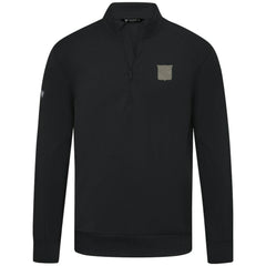 NHL New York Rangers Levelwear Copper Upright Quarter-Zip Pullover - Black