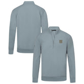 NHL New York Rangers Levelwear Copper Upright Quarter-Zip Pullover - Gray
