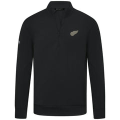 NHL Detroit Red Wings Levelwear Copper Upright Quarter-Zip Pullover - Black