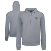 NHL Vegas Golden Knights Levelwear Technic Quarter-Zip Pullover Hoodie - Gray