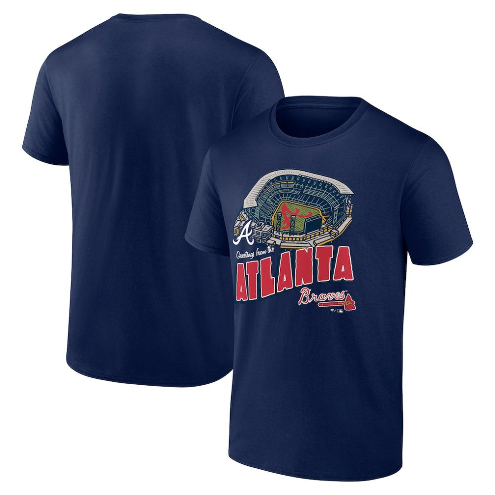 Atlanta Braves Navy Home Stadium T-Shirt T-shirts