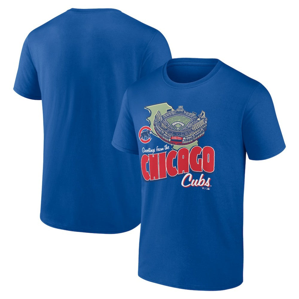 Chicago Cubs Royal Home Stadium T-Shirt T-shirts