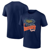 Detroit Tigers Navy Home Stadium T-Shirt T-shirts