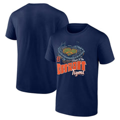 Detroit Tigers Navy Home Stadium T-Shirt T-shirts