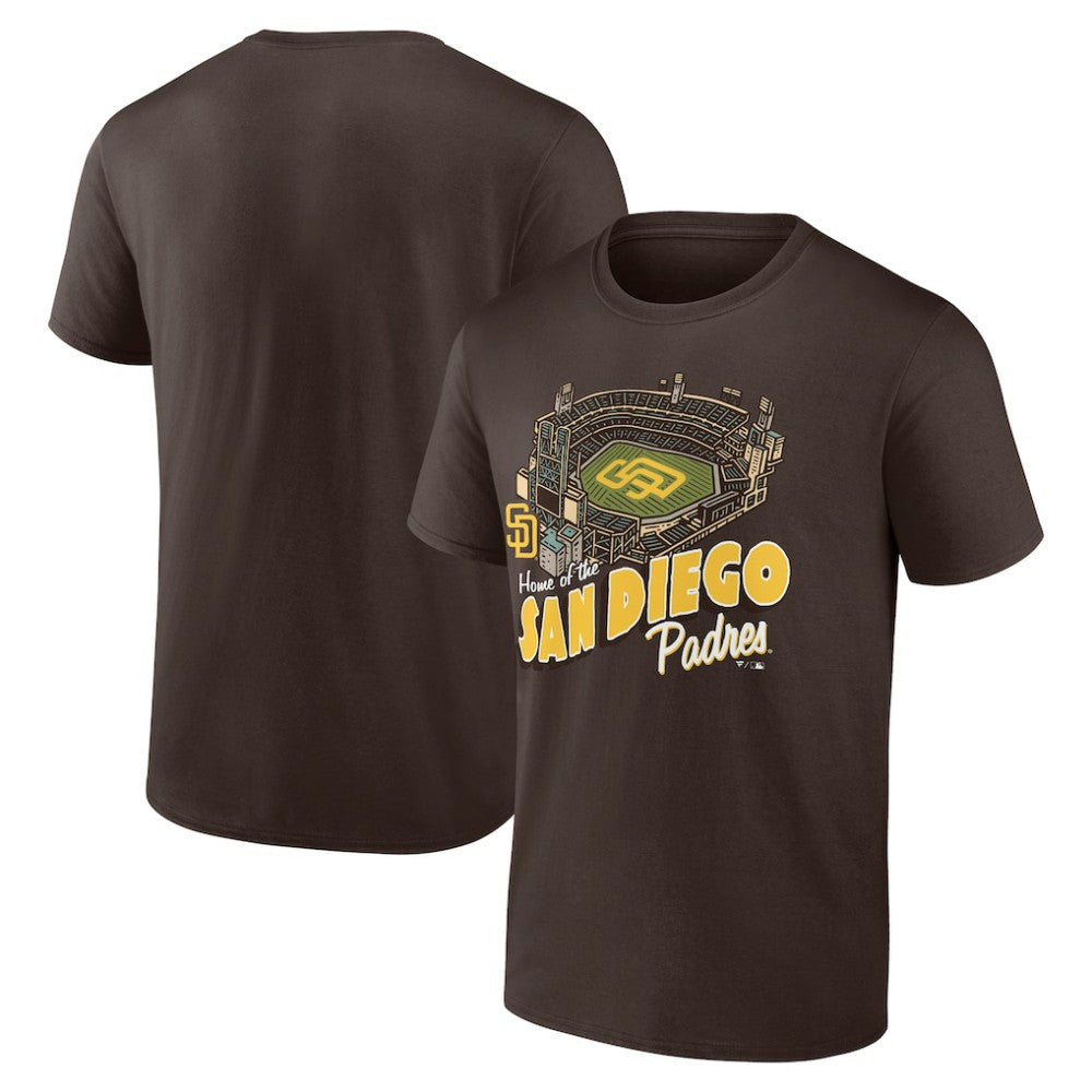 San Diego Padres Brown Home Stadium T-Shirt T-shirts