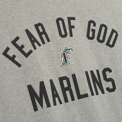 Florida Marlins Fear of God x MLB 90's Fit T-Shirt - Heather Gray T-shirts