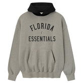 Florida Marlins Fear of God x MLB Sport Fit Hoodie - Warm Heather Gray/Black Hoodies