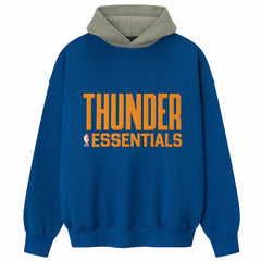 Oklahoma City Thunder Fear of God x NBA Unisex Sport Hoodie Blue/Heather Gray