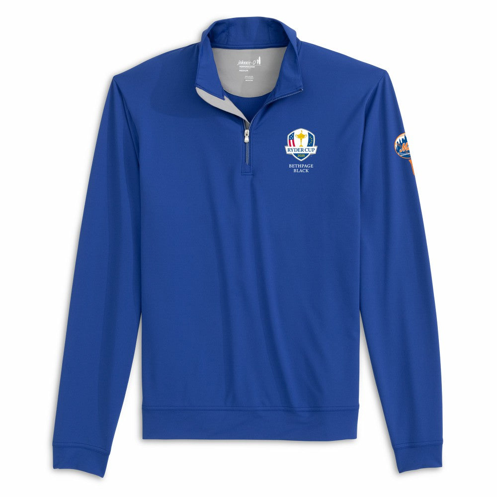 New York Mets johnnie-O 2025 Ryder Cup Motion Performance Quarter-Zip Pullover - Royal Pullover