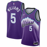 Cody Williams Utah Jazz Unisex Swingman Jersey Icon Edition Purple