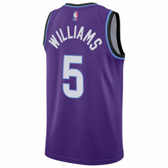 NBA Cody Williams Utah Jazz Unisex Swingman Jersey - Icon Edition - Purple