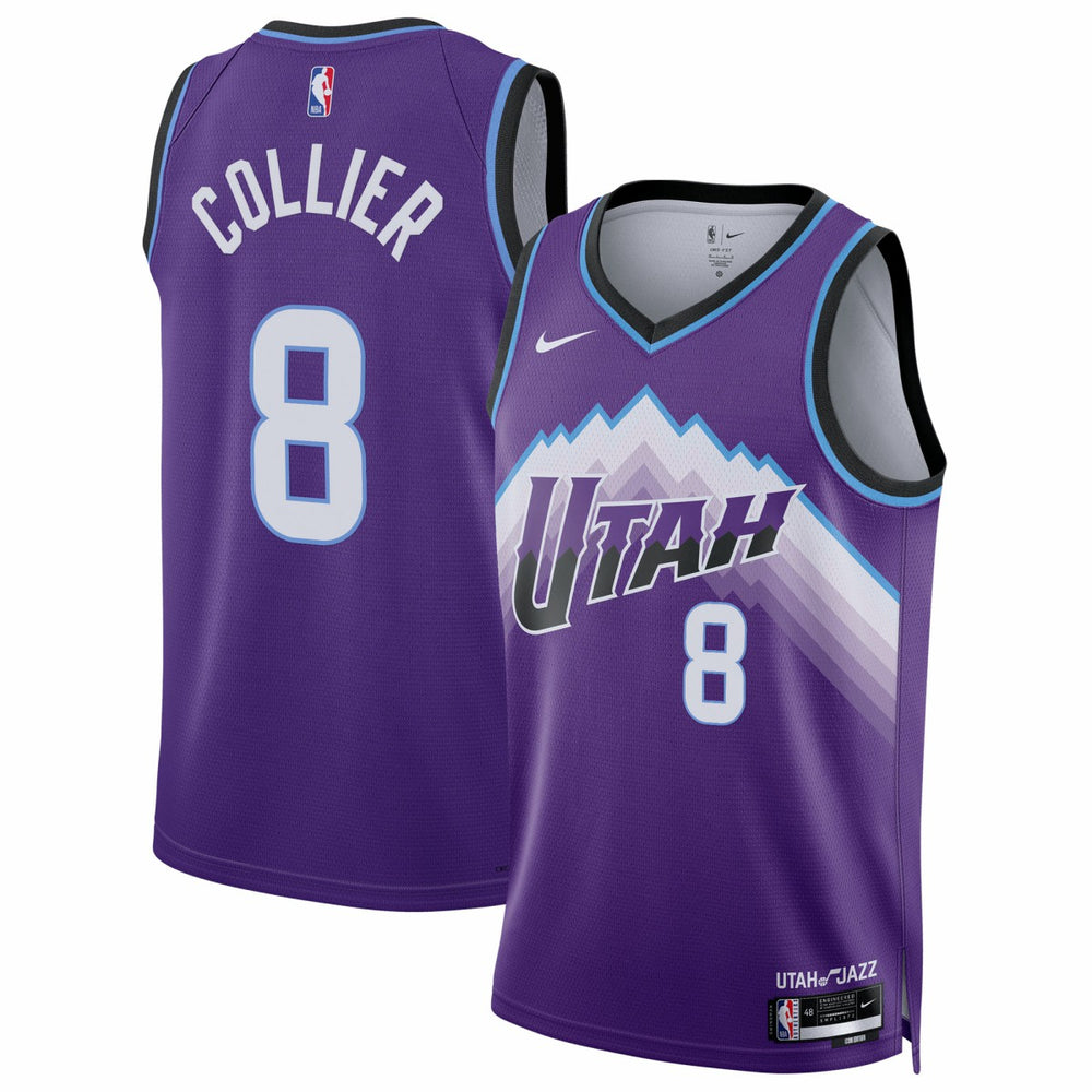 NBA Isaiah Collier Utah Jazz Unisex Swingman Jersey - Icon Edition - Purple