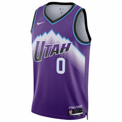 NBA Taylor Hendricks Utah Jazz Unisex Swingman Jersey - Icon Edition - Purple