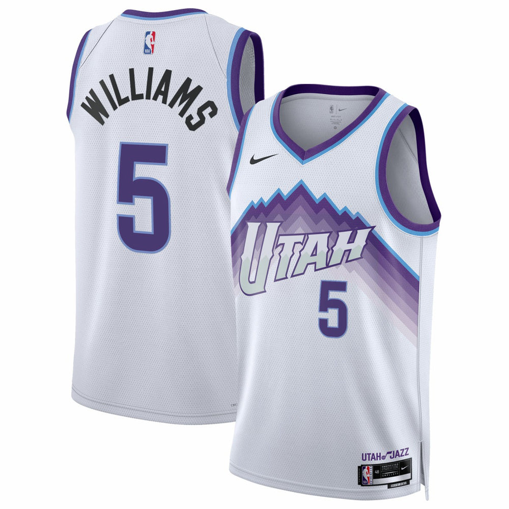 NBA Cody Williams Utah Jazz Unisex Swingman Jersey - Association Edition - White