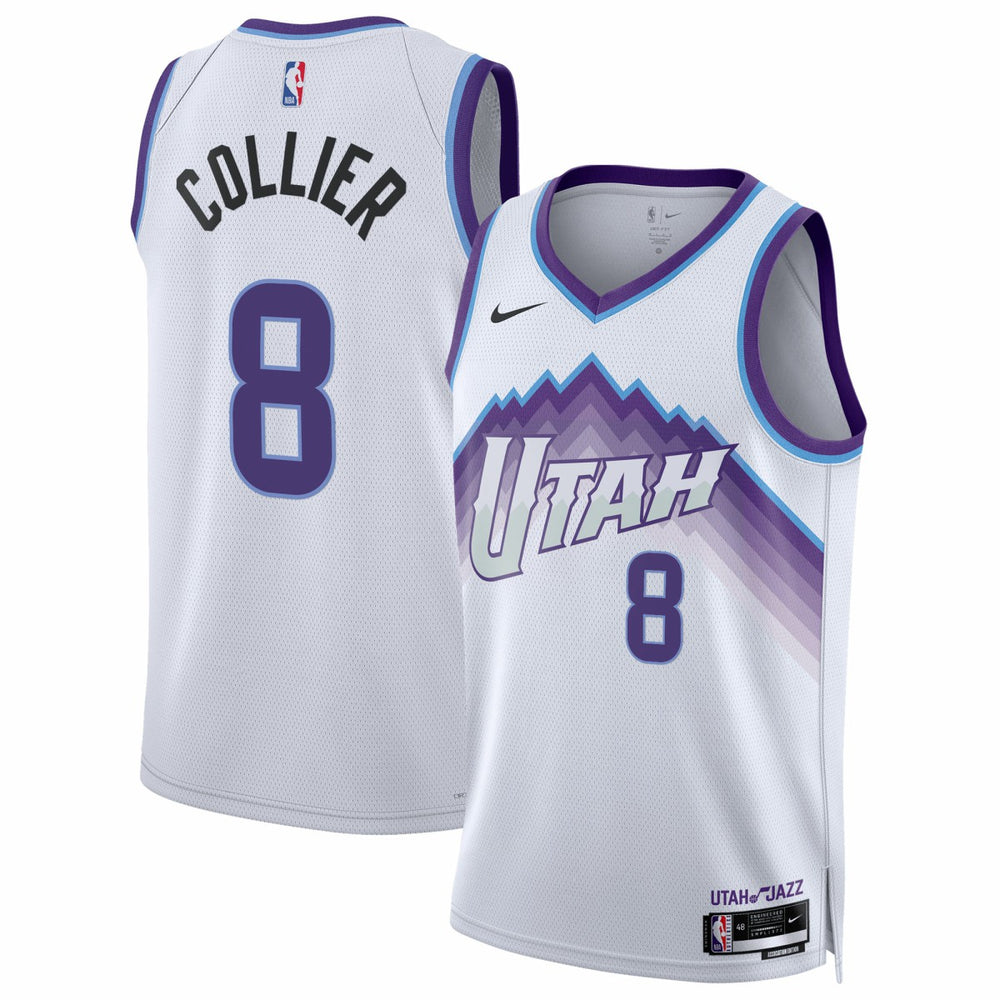 NBA Isaiah Collier Utah Jazz Unisex Swingman Jersey - Association Edition - White