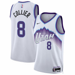 NBA Isaiah Collier Utah Jazz Unisex Swingman Jersey - Association Edition - White