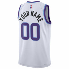 NBA Utah Jazz Unisex Swingman Custom Jersey - Association Edition - White