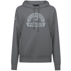 Pittsburgh Pirates Levelwear Women's Adorn Banner Arch Hoodie - Stone Hoodies