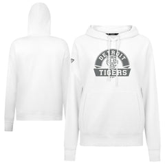 Detroit Tigers Levelwear Women's Adorn Banner Arch Hoodie - White Hoodies