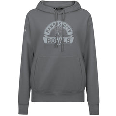 Kansas City Royals Levelwear Women's Adorn Banner Arch Hoodie - Stone Hoodies