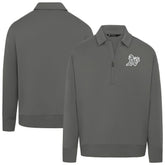 Athletics Levelwear Women's Canmore Chenille Logo Quarter-Zip Top - Stone Tops